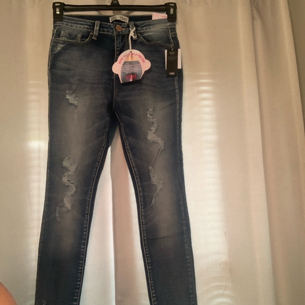 Junior Hide Your Muffin Top High Rise Skinny Jean